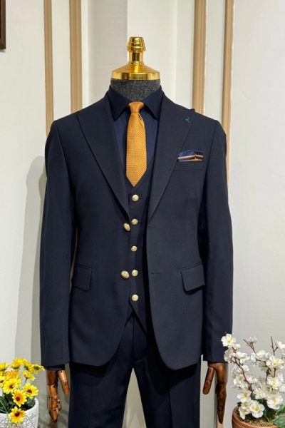Navy Wedding Suit