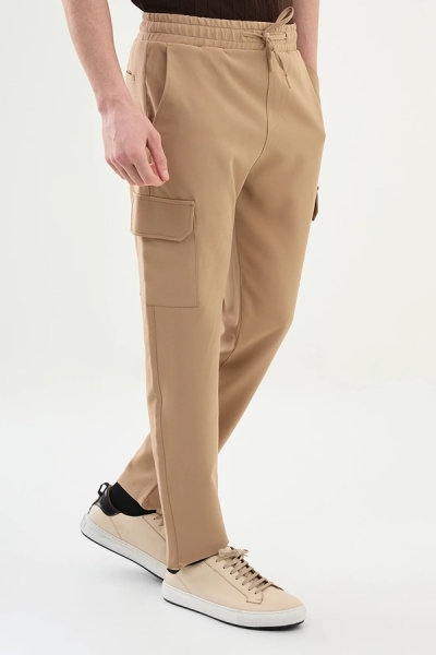 Camel Brown Cargo Pants