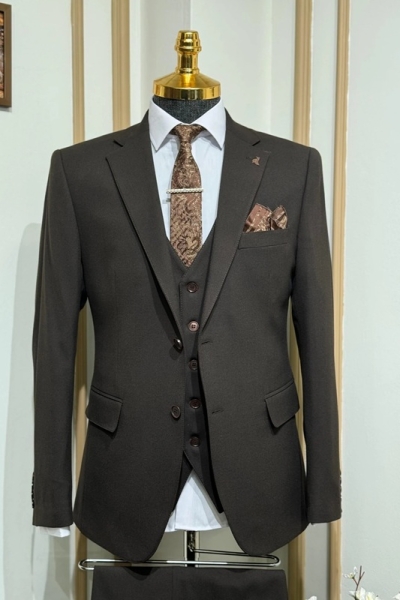 Dark Brown Suit