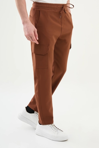 Rust Brown Cargo Pants